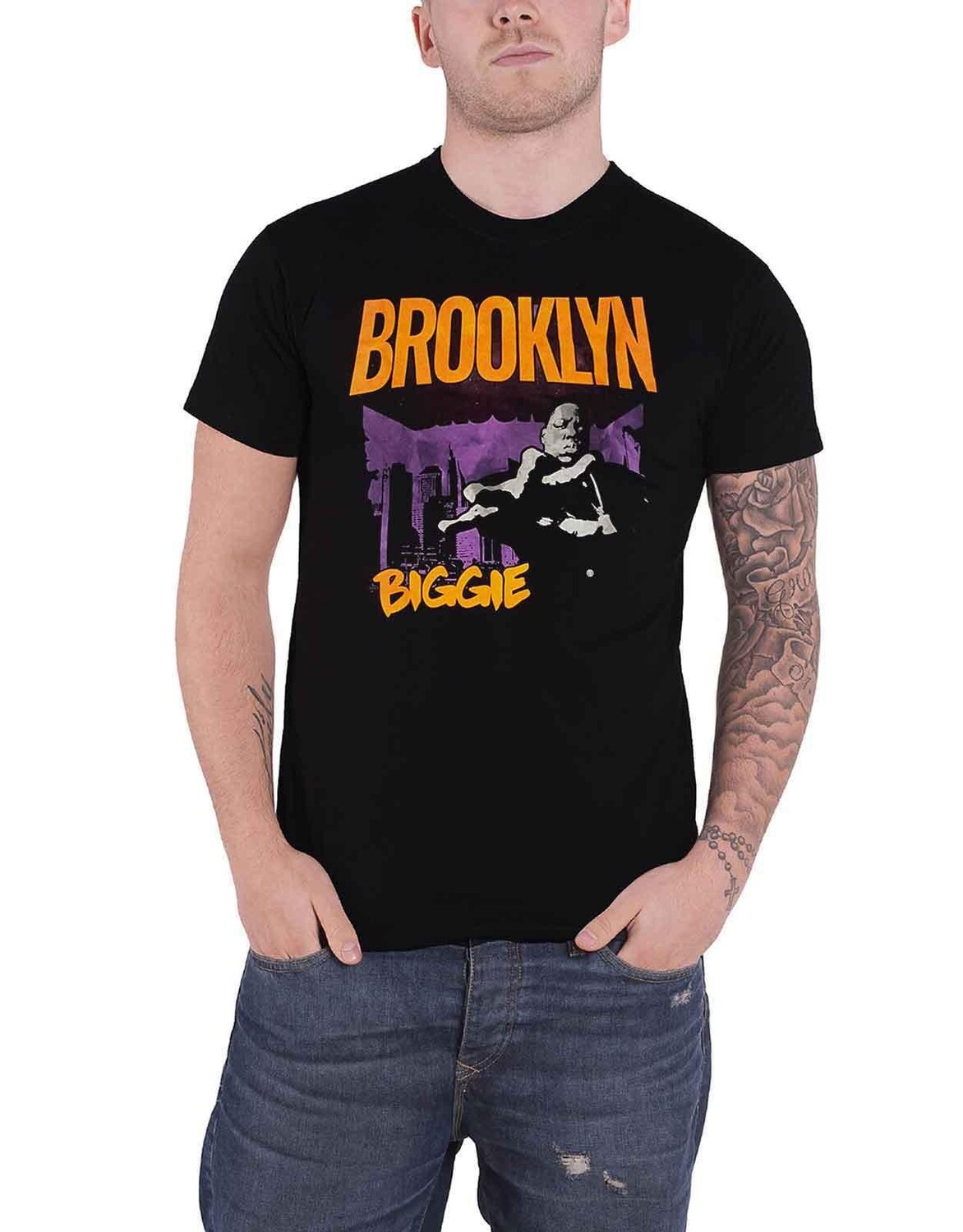 

Бруклинская футболка Biggie Smalls, черный