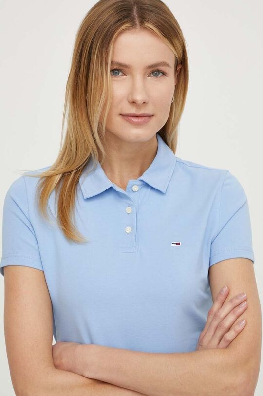 

Поло Tommy Jeans, синий