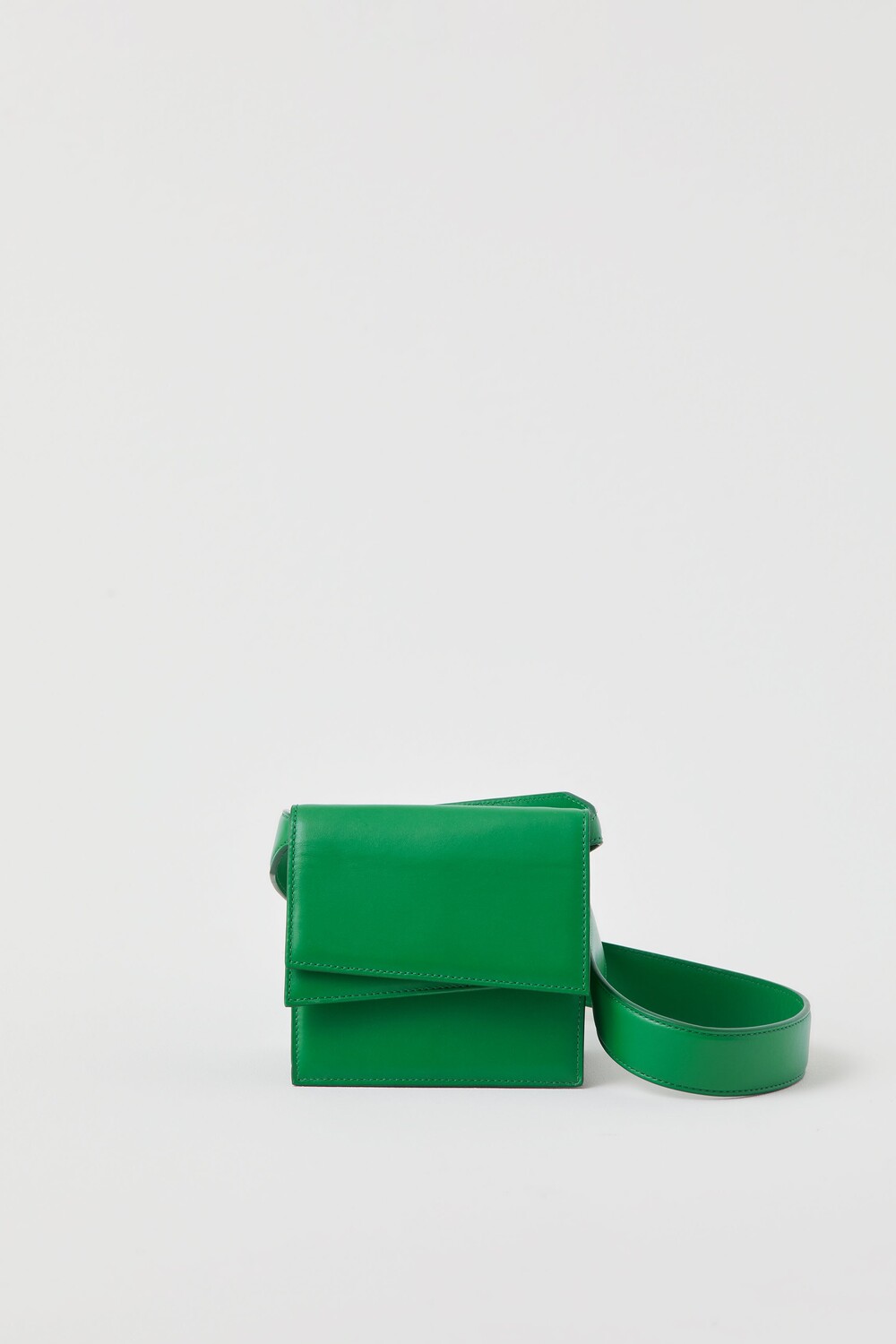 

СУМКА НА ПЛЕЧЕ XS CLOSED, цвет green patina