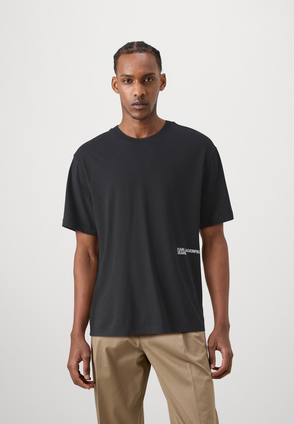 

Футболка с принтом REGULAR BANDANA TEE Karl Lagerfeld, черный