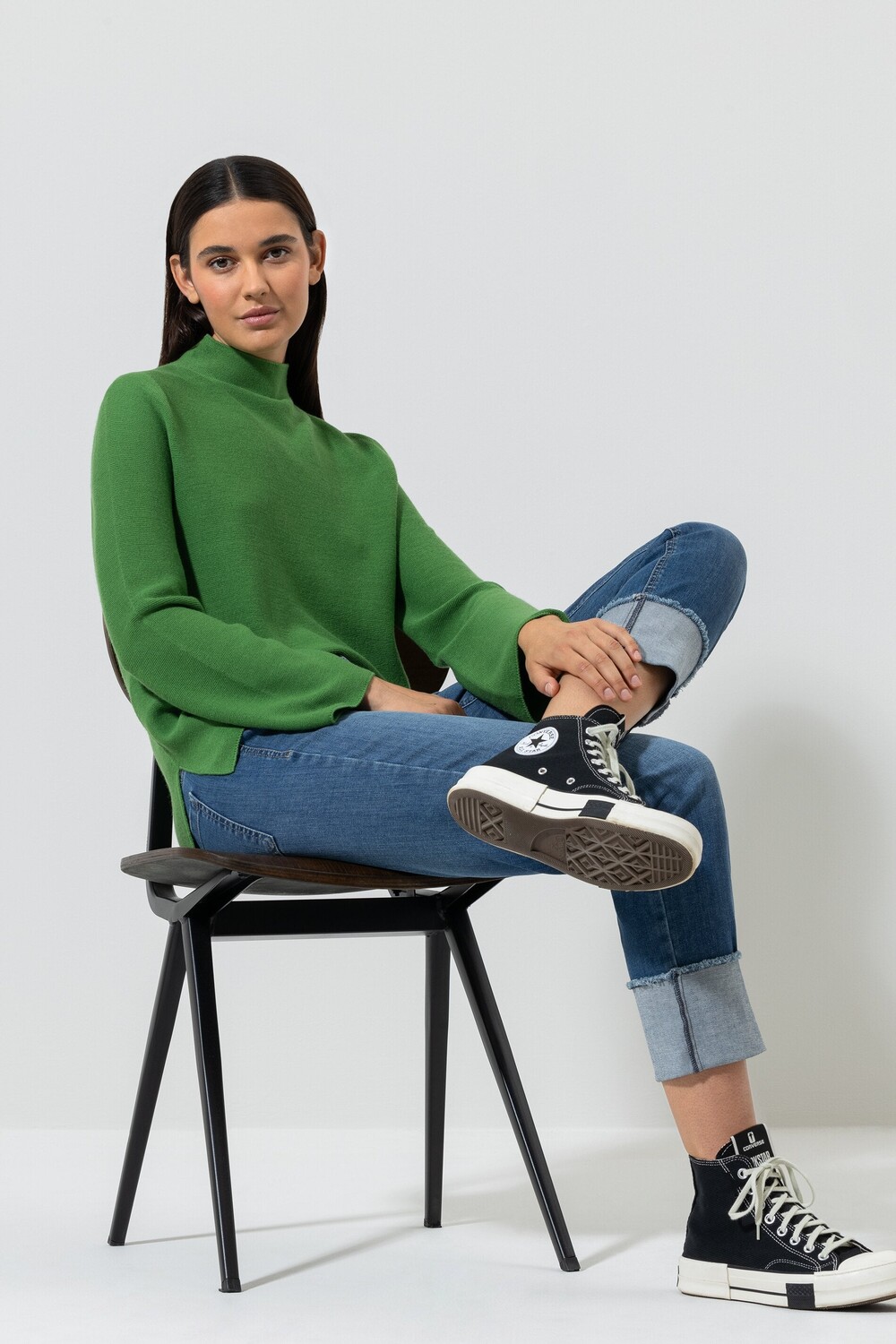 

Свитер из смесовой шерсти LUISA CERANO, цвет bold green