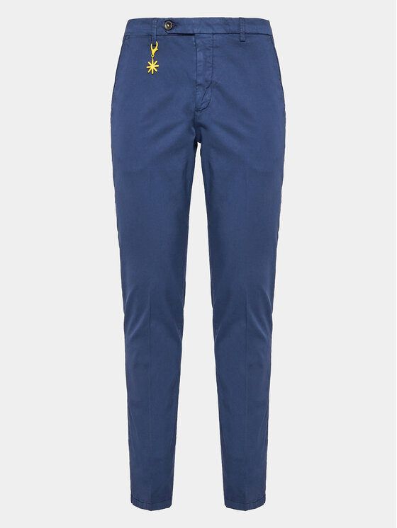 Тканевые брюки стандартного кроя Manuel Ritz, синий