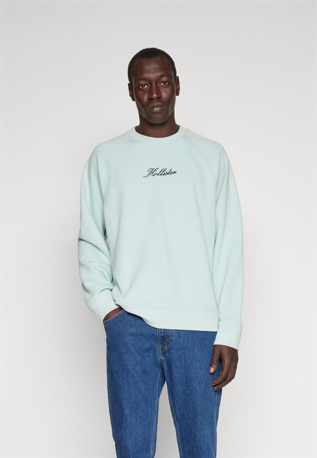 

Толстовка Exclusive Crew Hollister Co., цвет blue haze