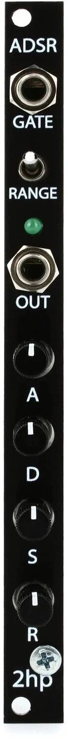 

Модуль конверта Eurorack 2HP ADSR — черный
