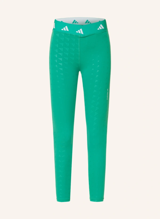 

Колготки techfit brand love Adidas, зеленый