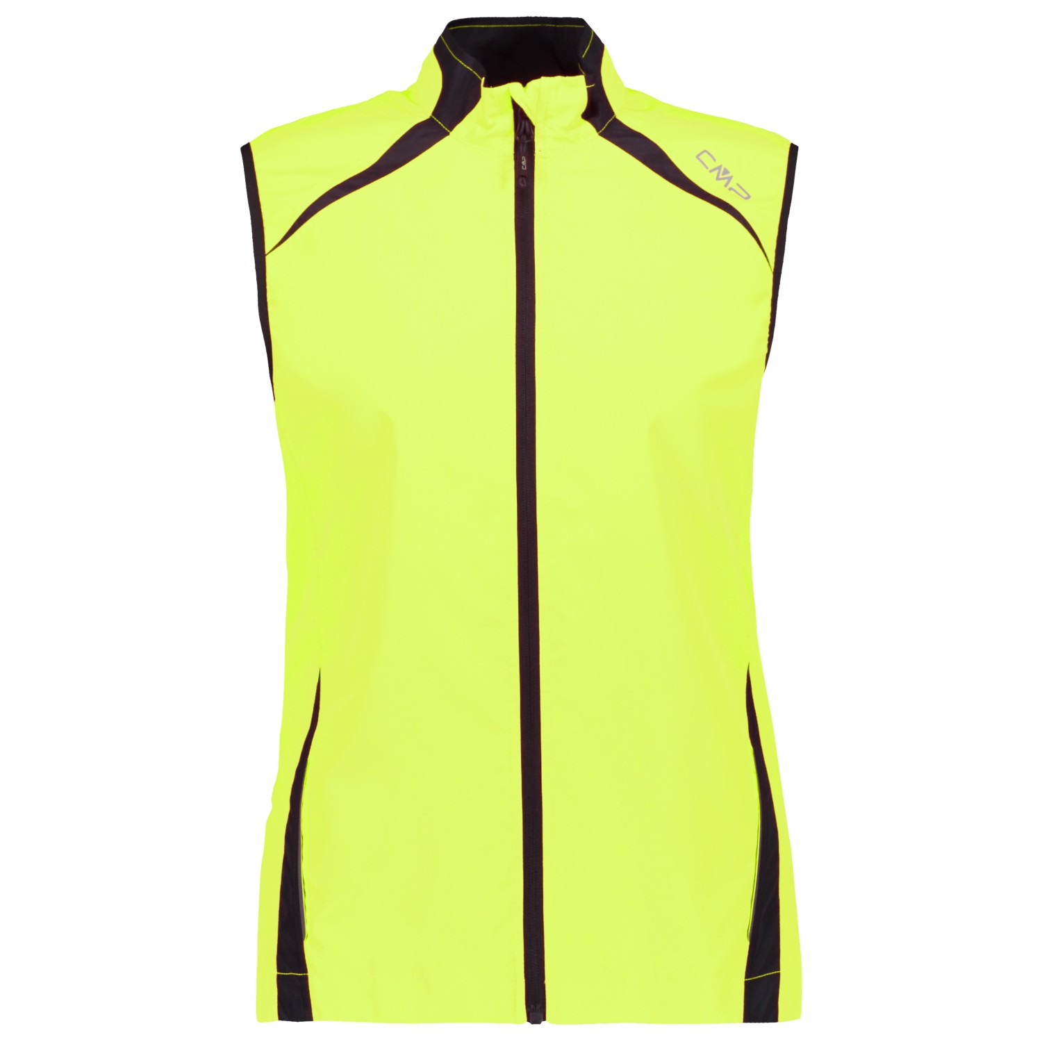 Велосипедный жилет Cmp Women's Reflective Vest, цвет Yellow Fluo светоотражающий жилет для бега с маячком molti flash размер m l yellow neon 15583 80