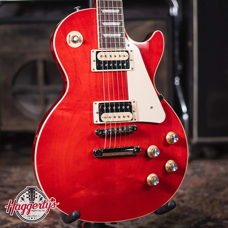 

Электрогитара Gibson Les Paul Classic - Translucent Cherry with Hardshell Case