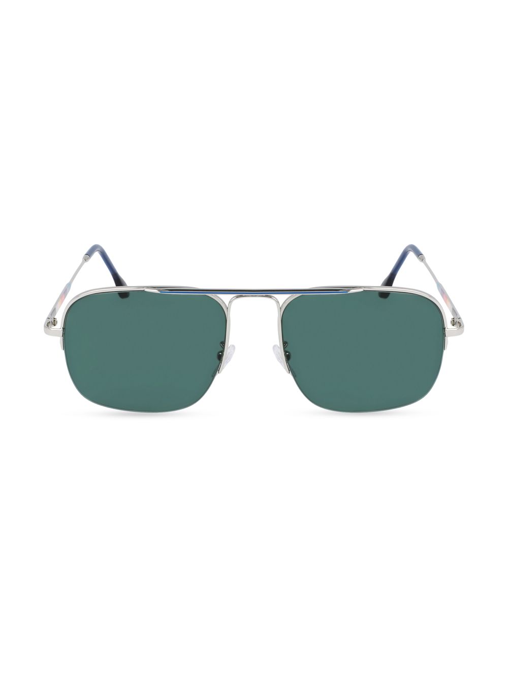 Прямоугольные солнцезащитные очки Clifton 58 мм Paul Smith, серебряный