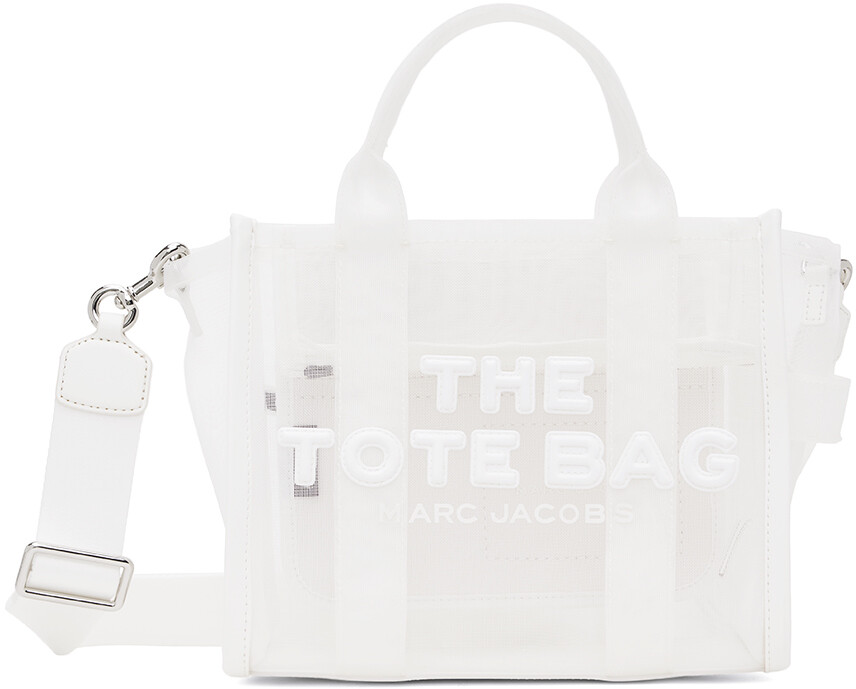 

Белая маленькая сумка-тоут The Mesh Marc Jacobs