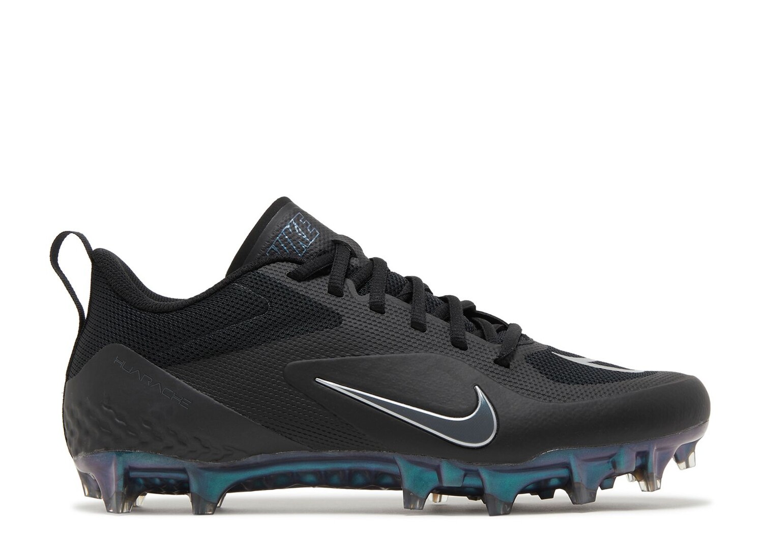 

Кроссовки Nike Alpha Huarache 8 Pro 'Black Metallic Silver', черный