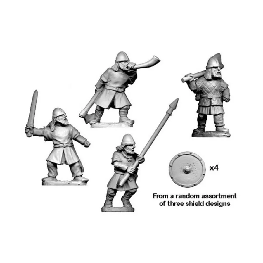 

Бонди Командование, Historical Miniatures - Dark Ages - Vikings (28mm) (Crusader Miniatures)