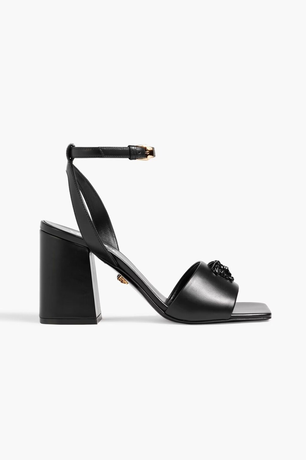 

Кожаные сандалии La Medusa с декором Versace, черный