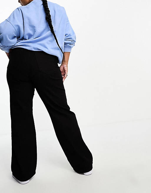 

Черные прямые джинсы прямого кроя Dr Denim Plus Moxy