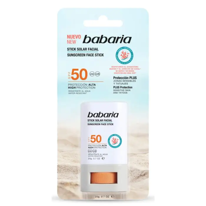 

Солнцезащитный крем stick protector facial spf50 Babaria, вес 20 гр