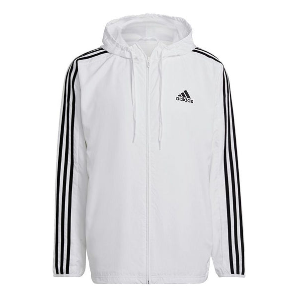 Куртка adidas M 3s Wb Casual Sports Hooded Jacket White, белый