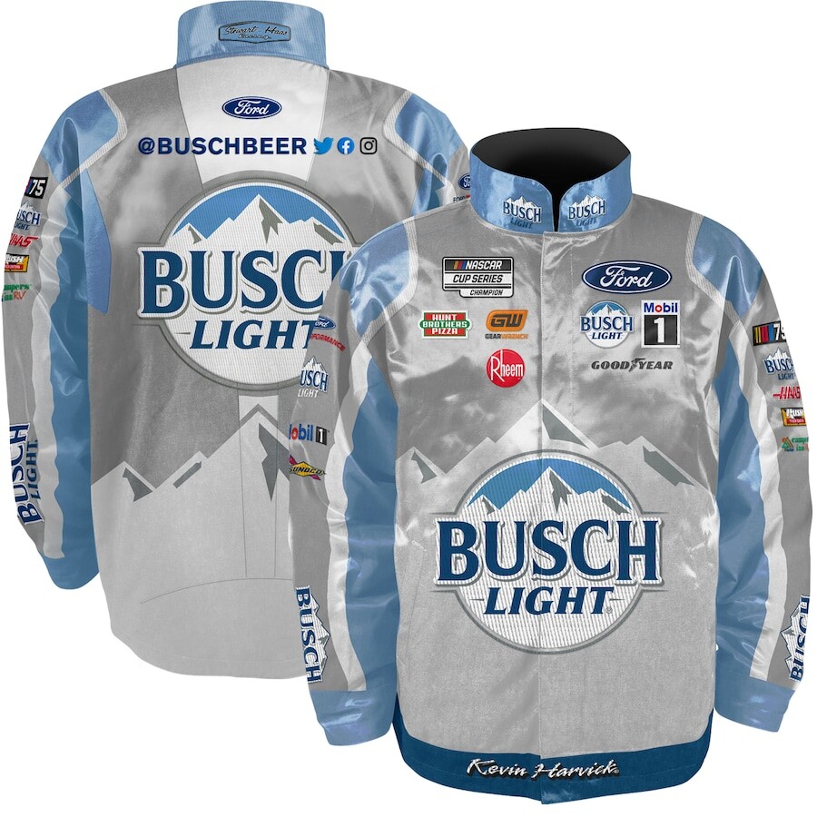 

Куртка Stewart-Haas Racing Team Collection Kevin Harvick, серый