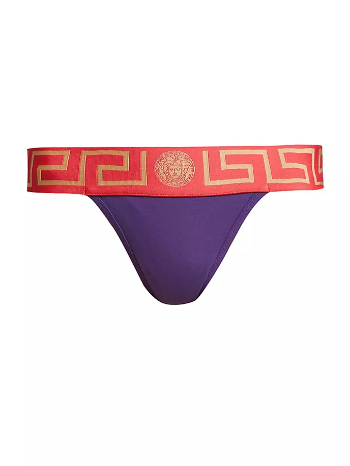

Стринги Greca Border Versace, красный