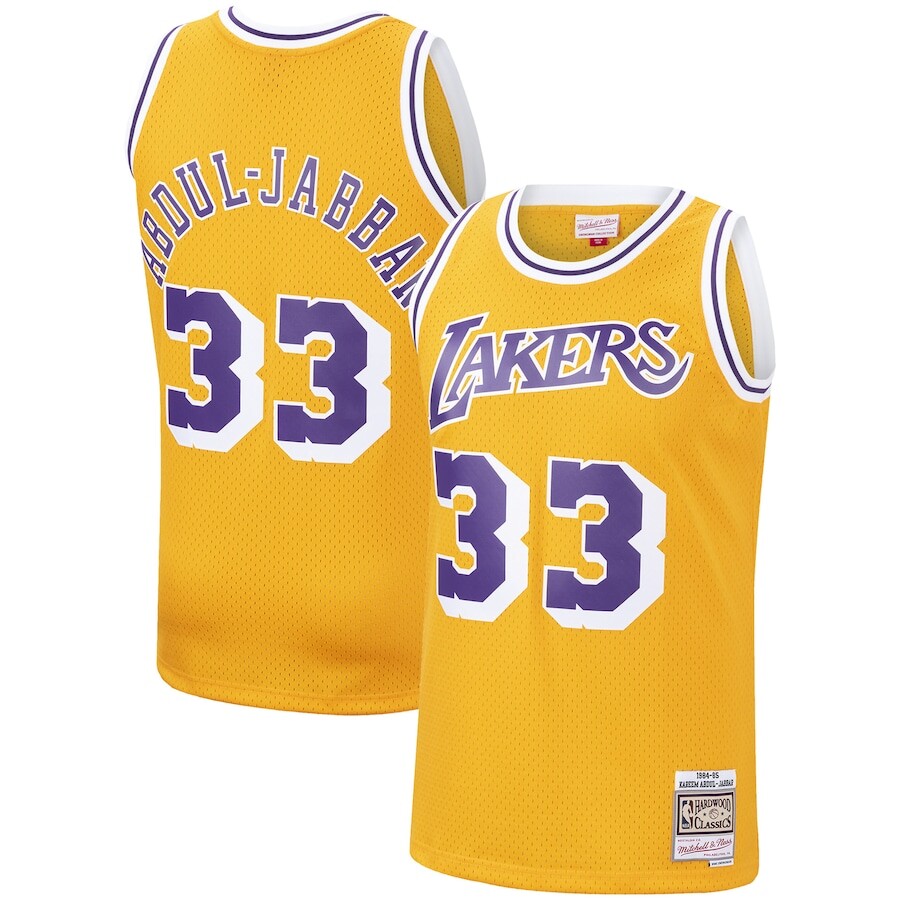 

Джерси Mitchell & Ness Los Angeles Lakers, золотой