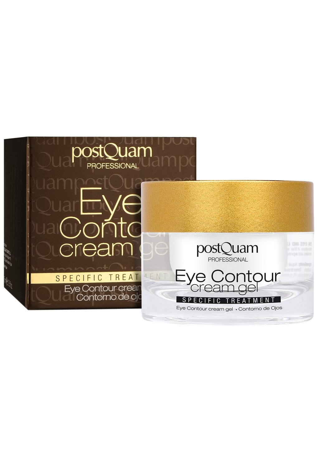 

Уход за глазами Makeup Eyes And Lips Contour Cream (15 Ml.) PostQuam, белый
