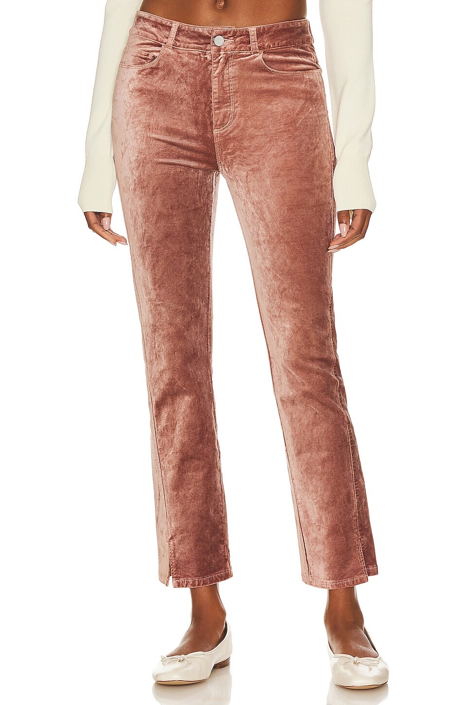

Брюки PAIGE Cindy Straight, цвет Warm Suede