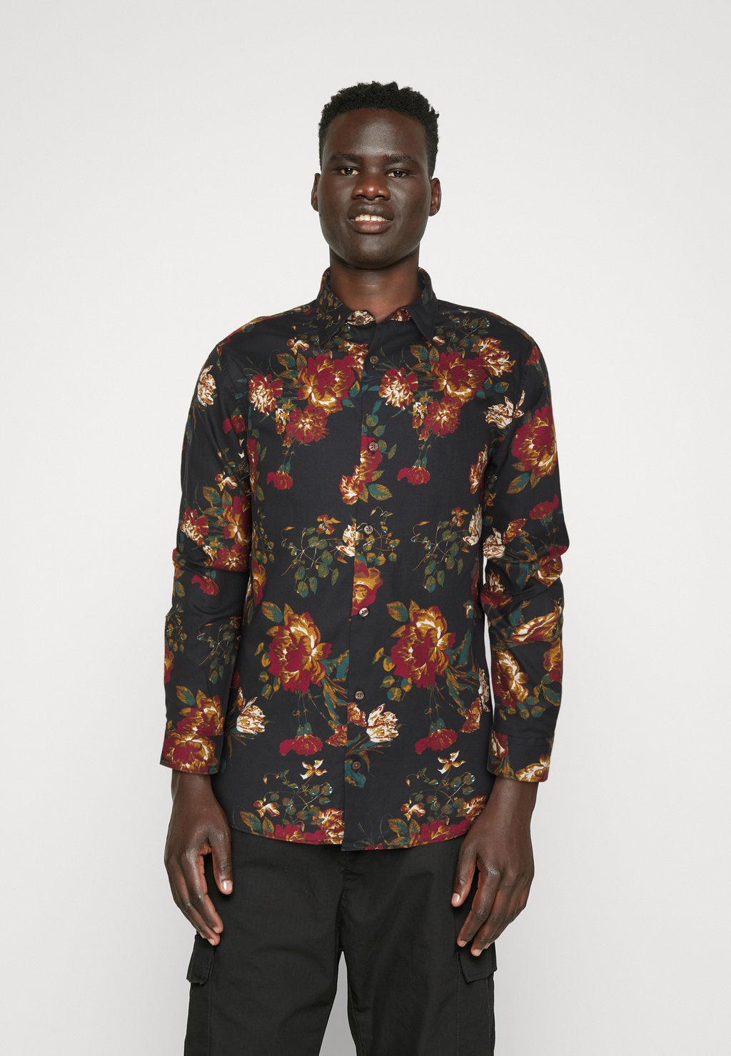 

Рубашка Jprblanordic Flores Jack & Jones, цвет schwarz