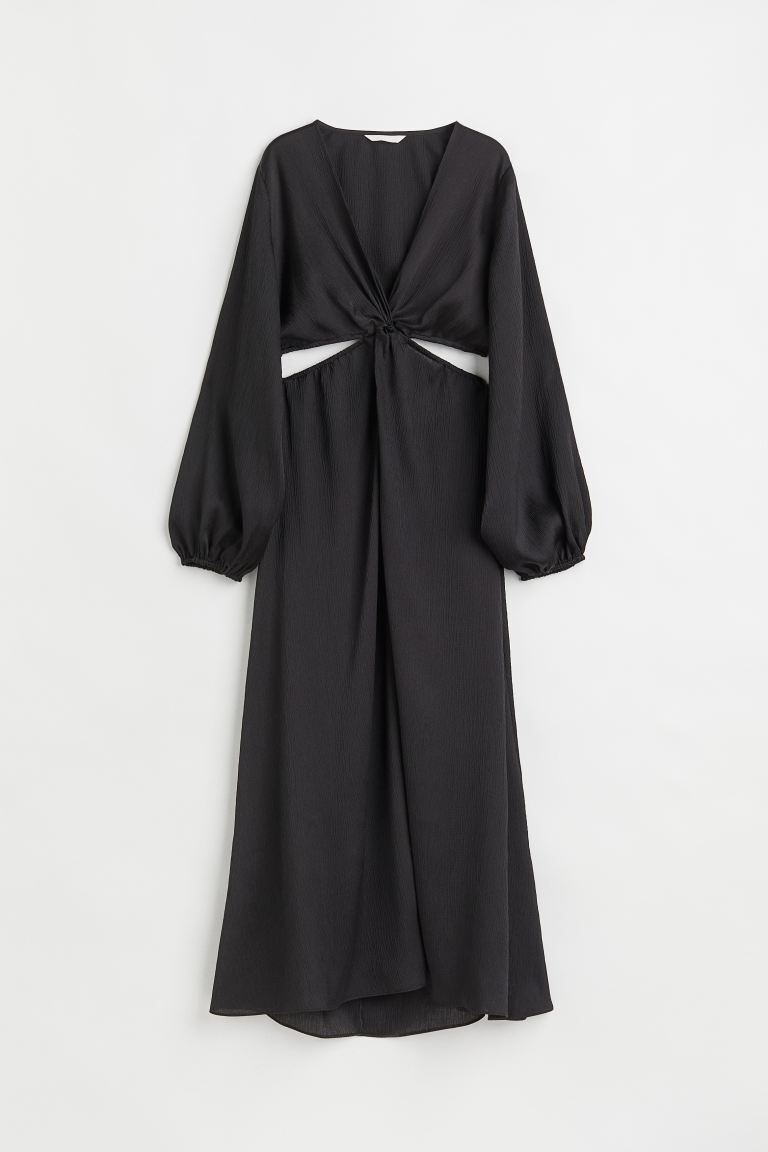 

Платье из крепа с вырезами H&M