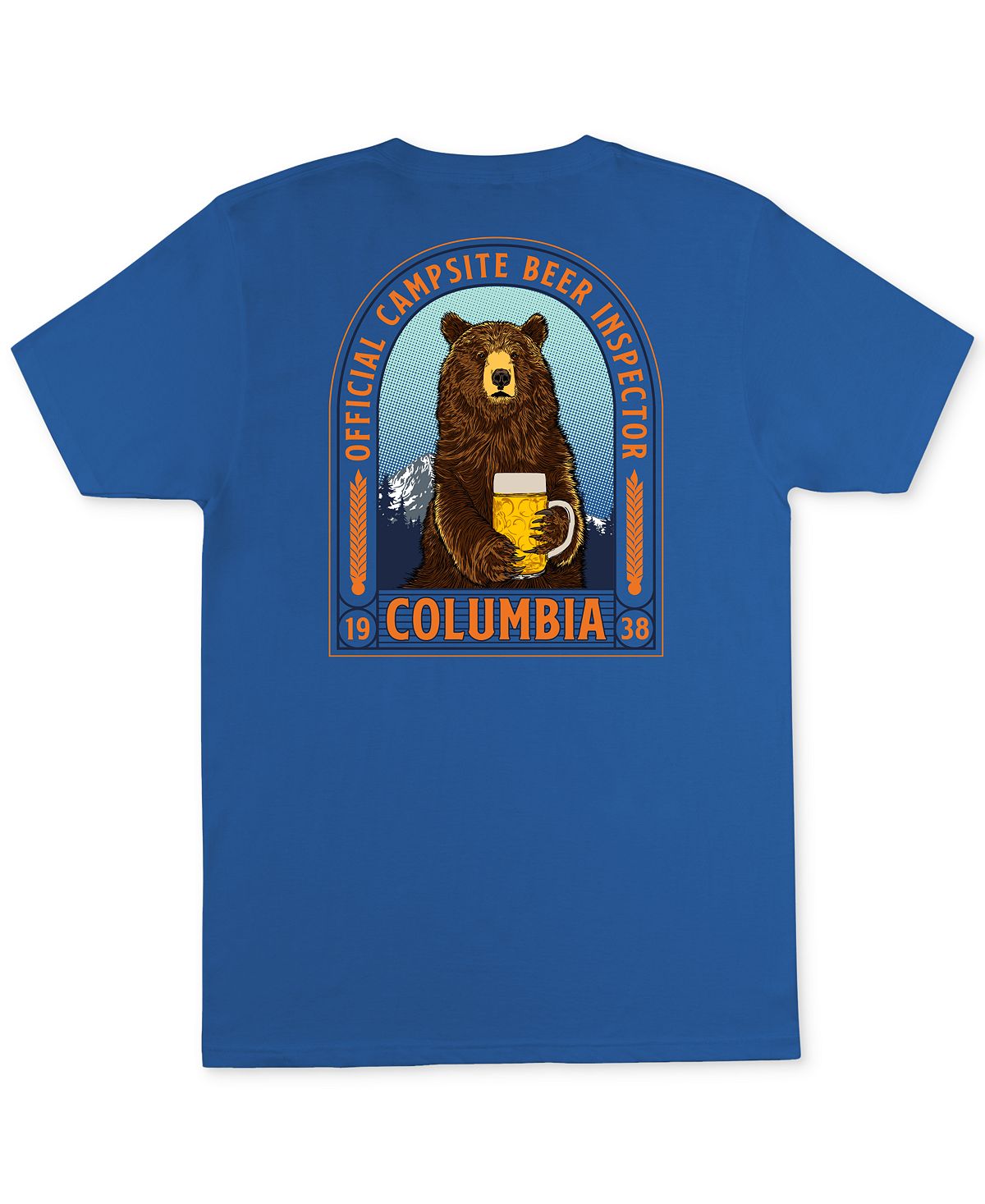 

Мужская футболка классического кроя с графическим логотипом Bear Columbia