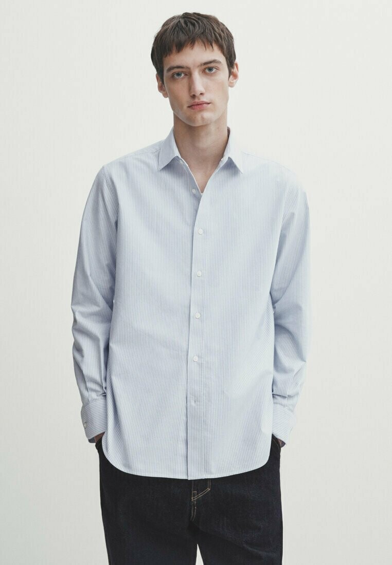 

Рубашка Massimo Dutti, светло-синий