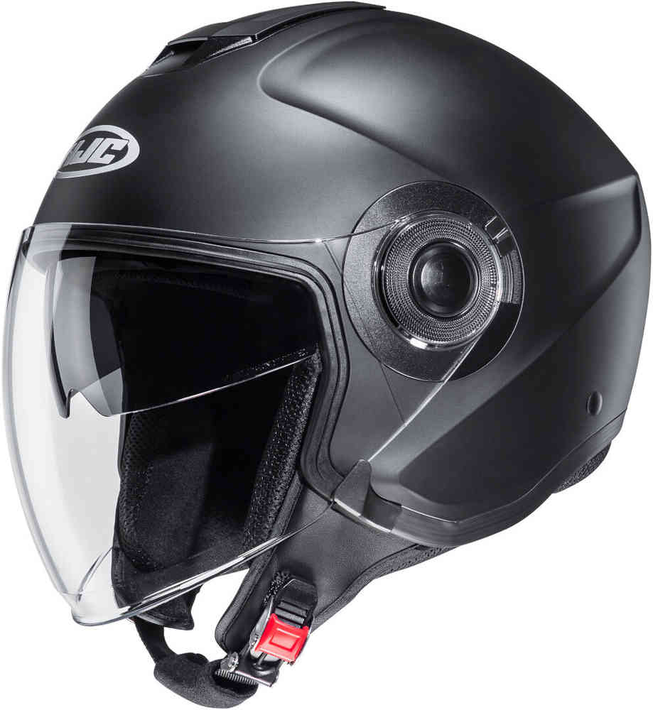 i40N Твердый реактивный шлем HJC, черный мэтт реактивный шлем v30 hjc черный мэтт