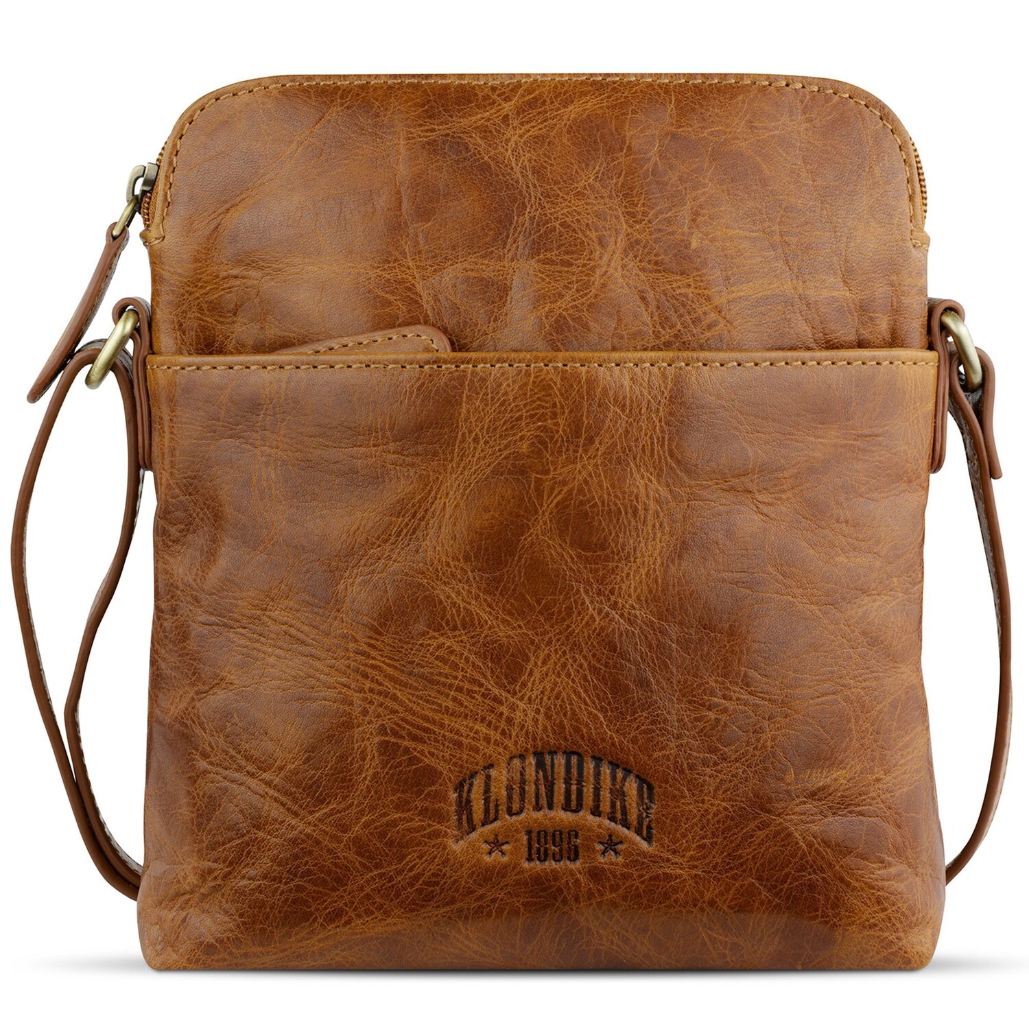 

Сумка через плечо KLONDIKE 1896 Mountain Leder 17 cm, коньячный