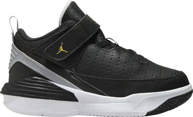 

Кроссовки Jordan Max Aura 5 PS 'Black Metallic Gold', черный