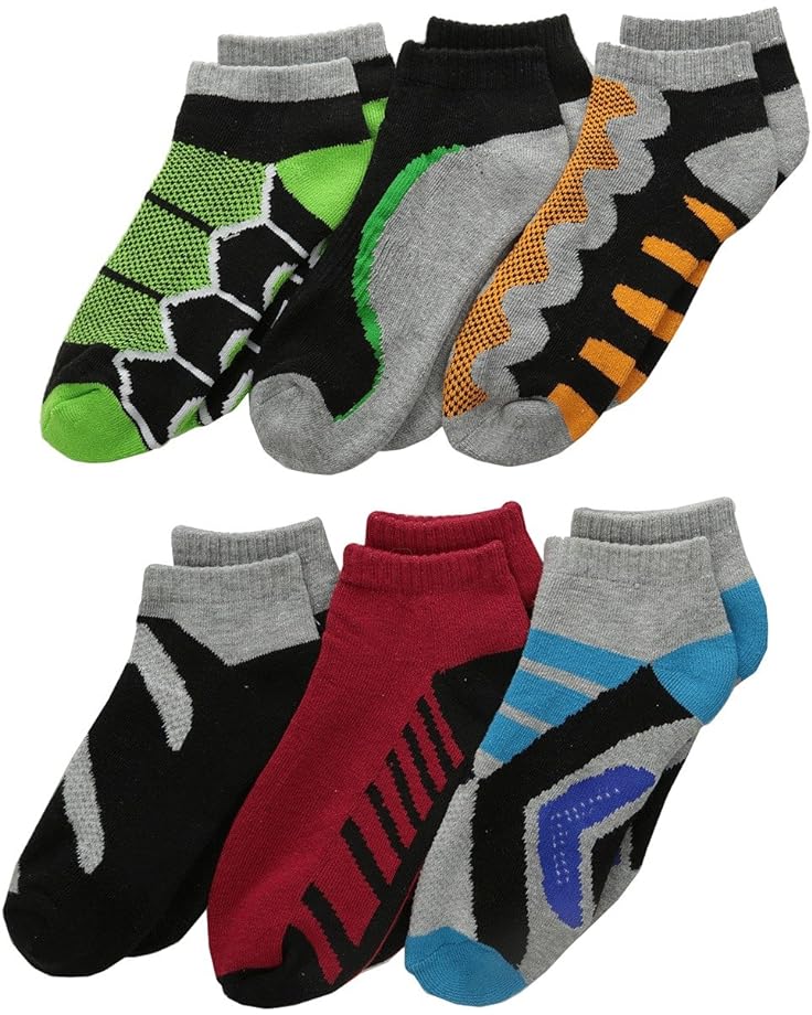 Носки Jefferies Socks Tech Sport Low Cut 6-Pack, мульти