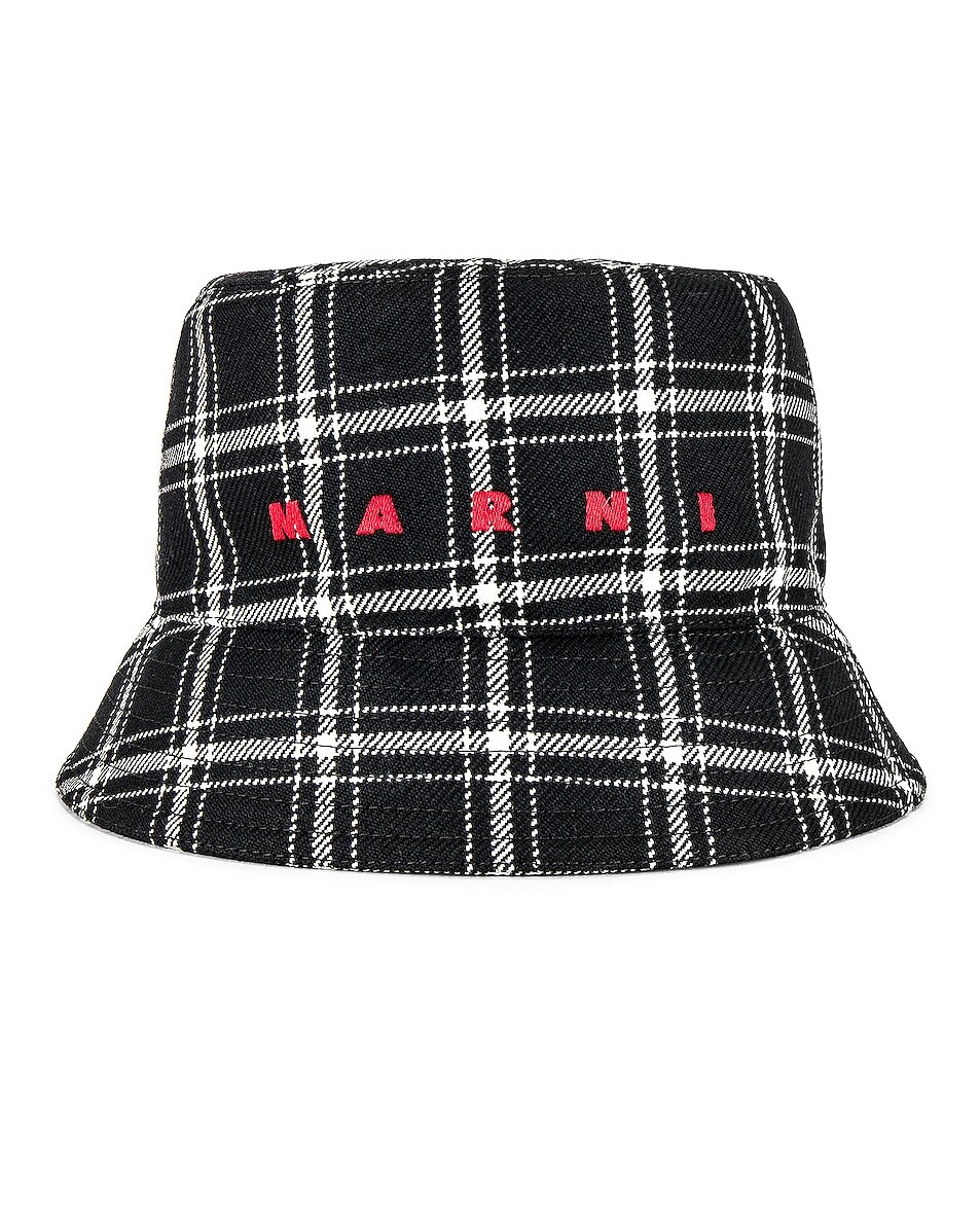 

Шапка Marni Bucket, черный