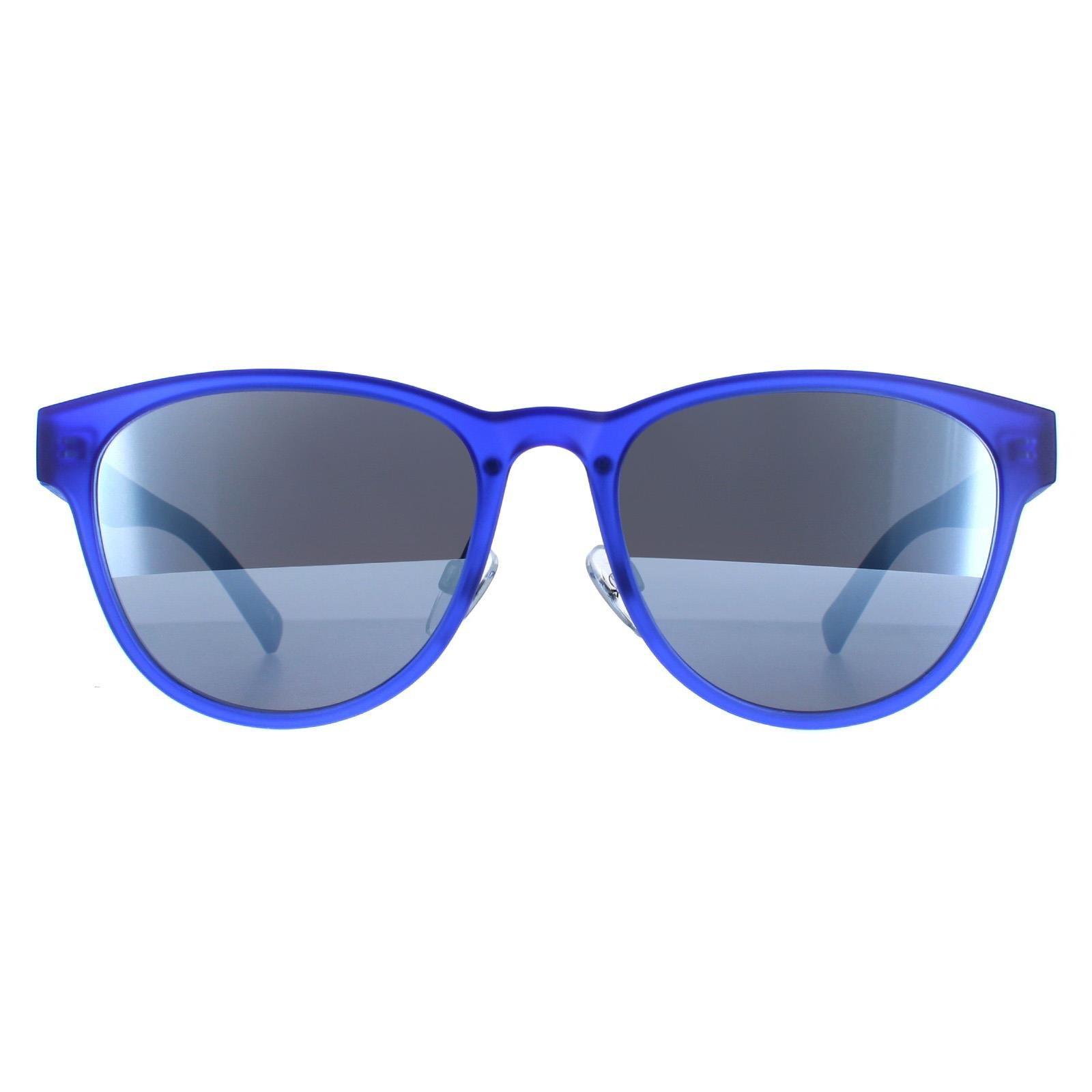 Овал Синий Серебристый Зеркальный BE5011 United Colors of Benetton, синий темно синие зеркальные солнцезащитные очки aviator gun porsche design серый
