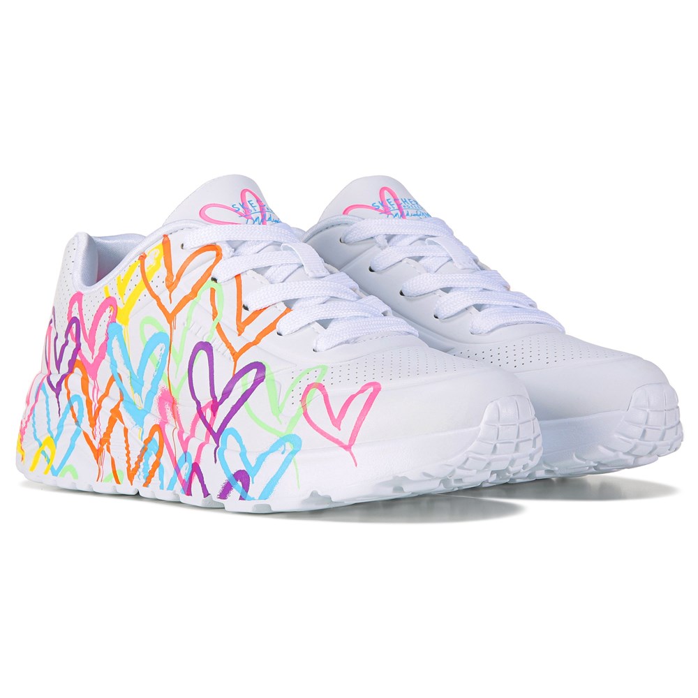 

Детские кроссовки Street Uno Lite Little/Big Kid Skechers, белый