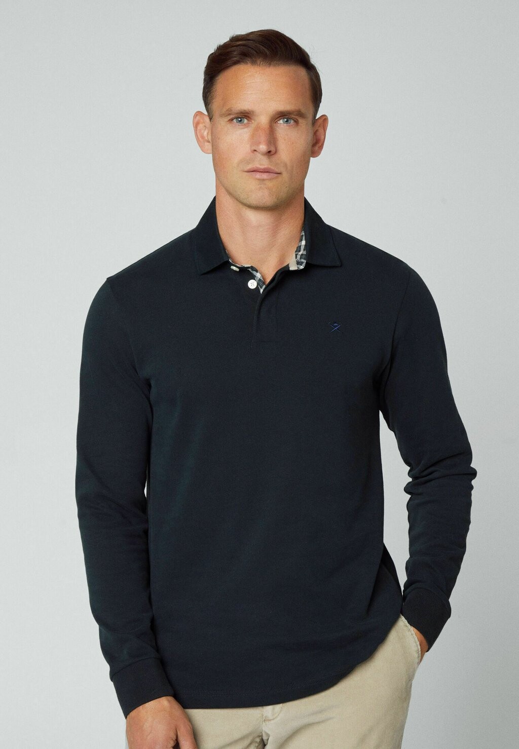 

Топ с длинными рукавами Hackett London, темно-зеленый