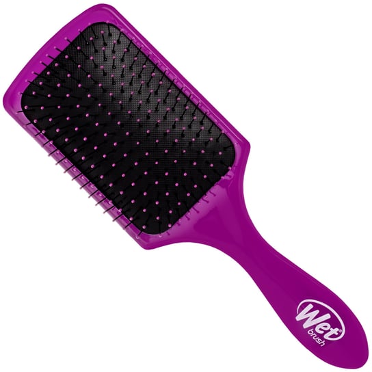 Большая фиолетовая щетка для распутывания волос и нанесения кондиционера. Wet Brush Paddle Detangler wet brush щетка для распутывания волос original detangler brush фиолетовая 1 шт