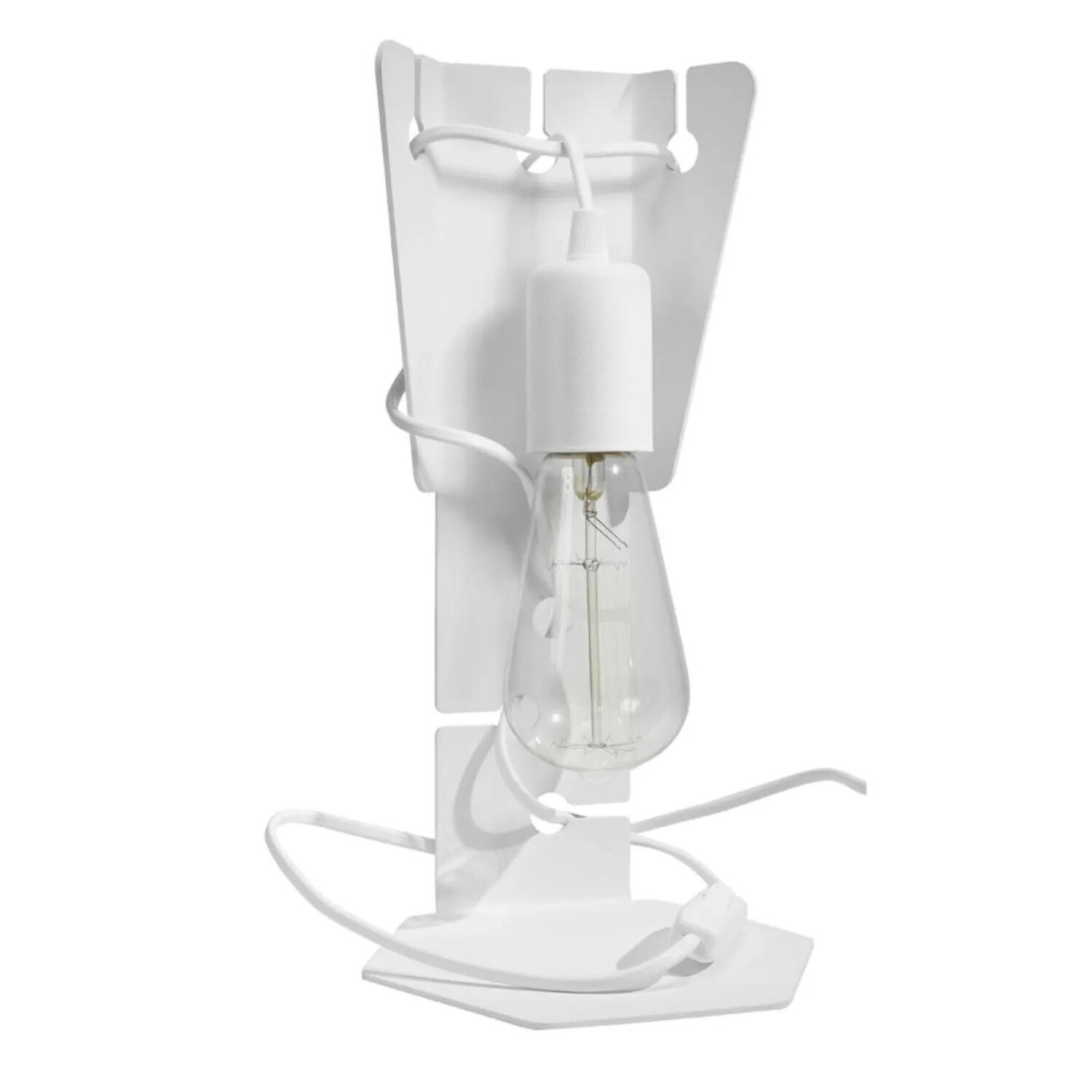 

Настольная лампа famlights, 15x15x31 см, белый