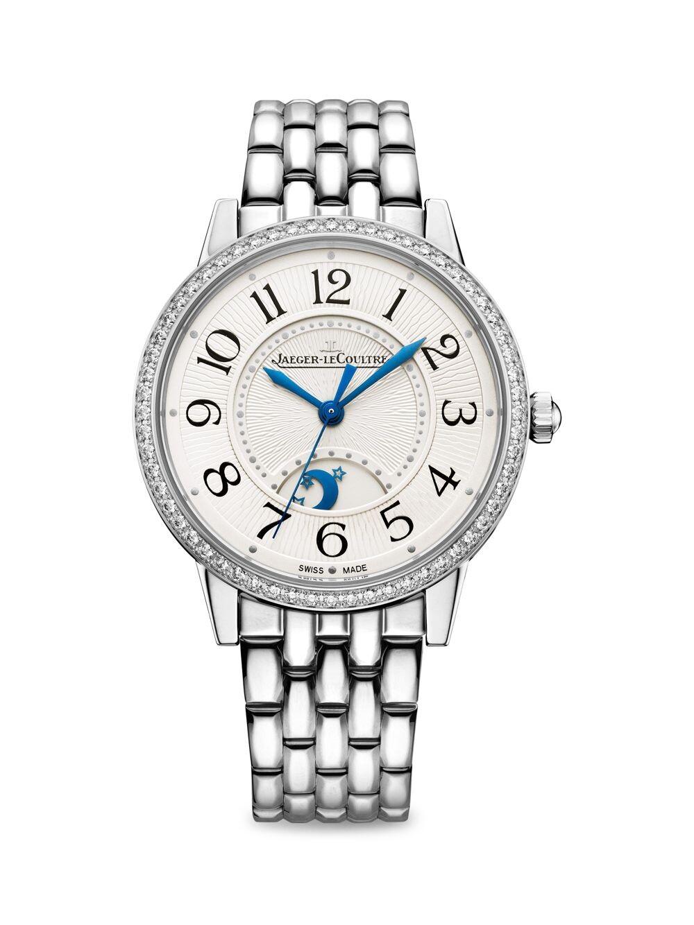 

Классические часы Rendez-Vous из нержавеющей стали и бриллиантов Night & Day Jaeger-LeCoultre, серебряный