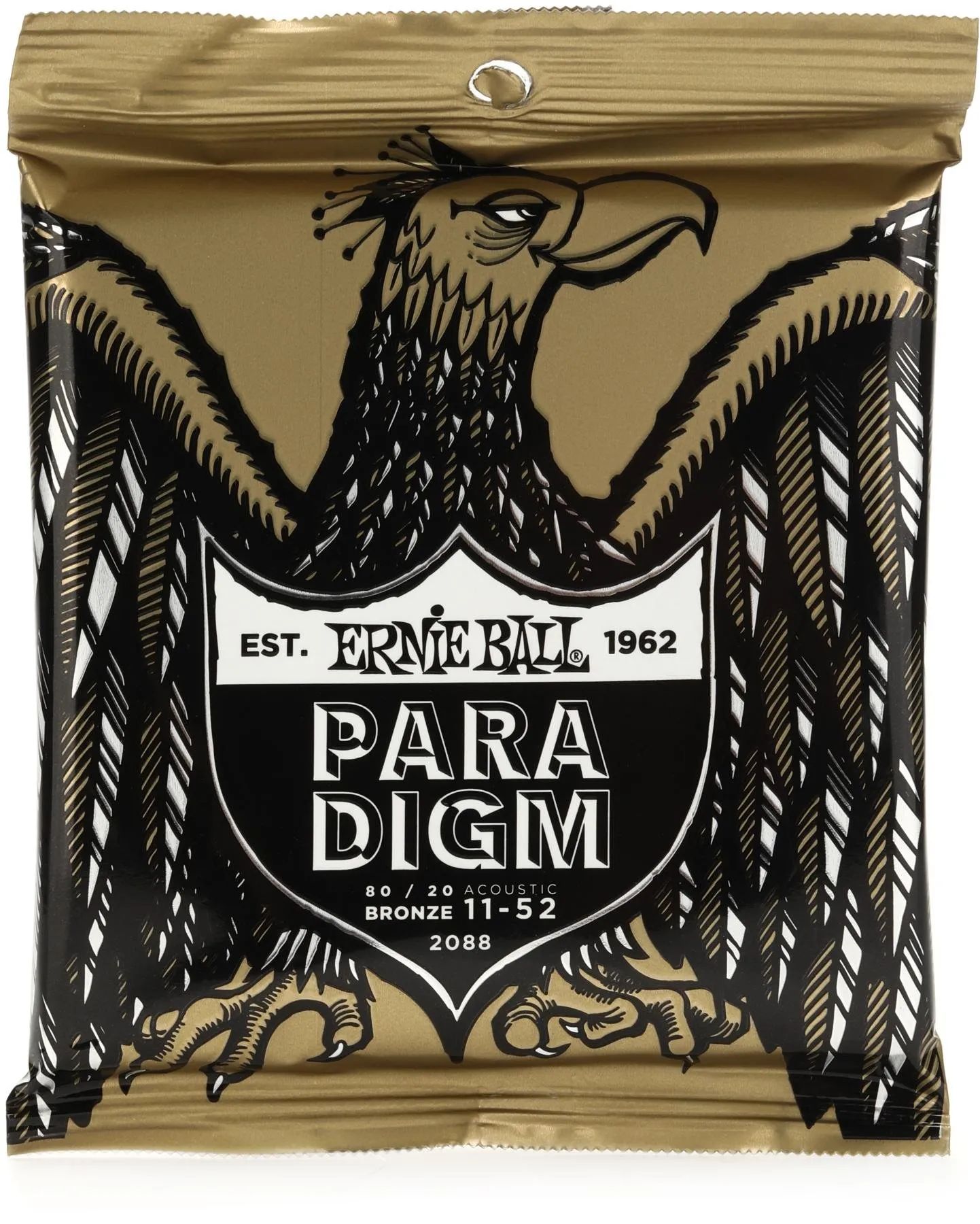 

Струны для акустической гитары Ernie Ball 2088 Paradigm 80/20, бронзовые — .011-.052, светлые