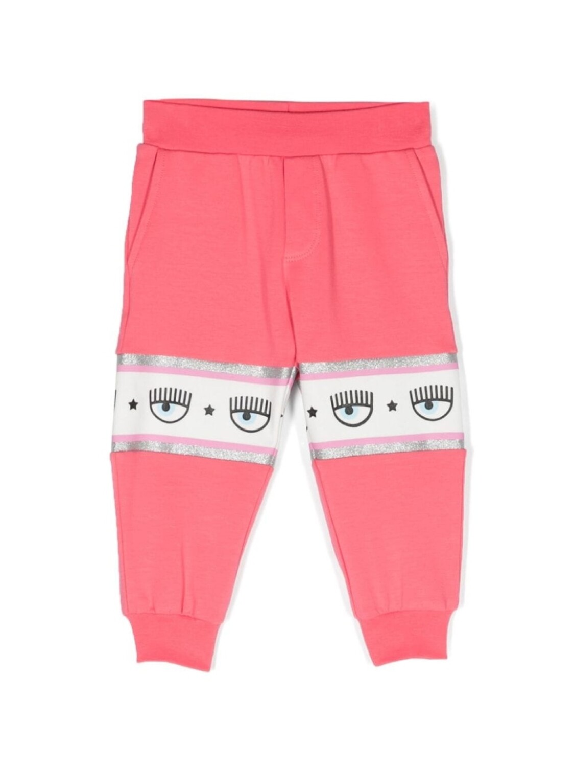 

Chiara Ferragni спортивные брюки с узором Eyelike, розовый