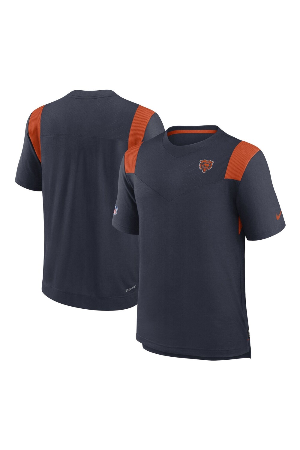 

Рубашка с короткими рукавами Fanatics Chicago Bears и технологией dri-FIT Player Nike Nike, синий