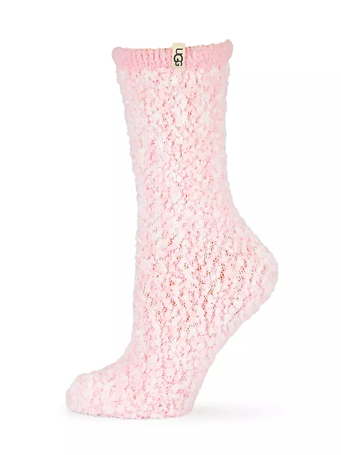 Уютные носки из синели Ugg, цвет seashell pink