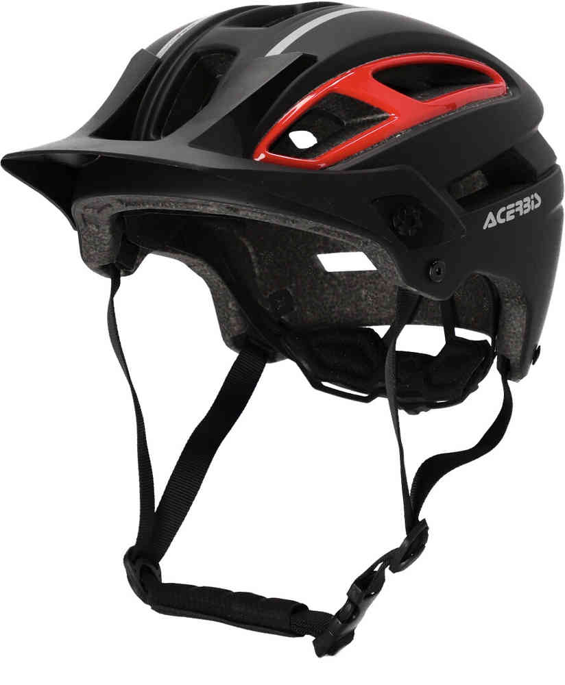 Двойной MTB шлем Acerbis, черный красный