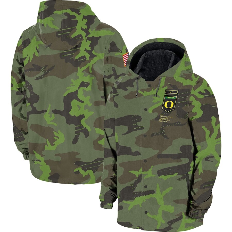 

Куртка Nike Oregon Ducks, камуфляж