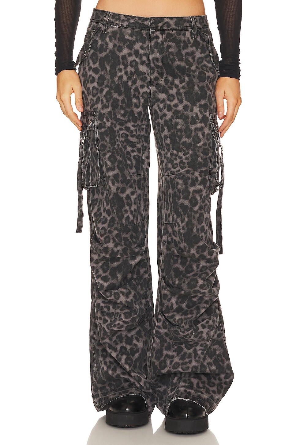 

Брюки SER.O.YA Jane Cargo, цвет Grey Leopard