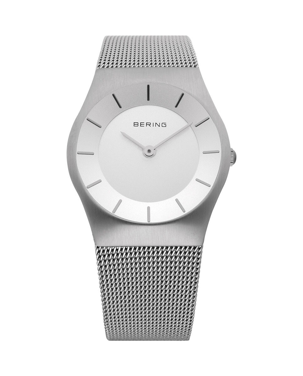 

Женские часы Bering 11930-001 CLASSIC со стальным ремешком из миланской сетки Bering, белый