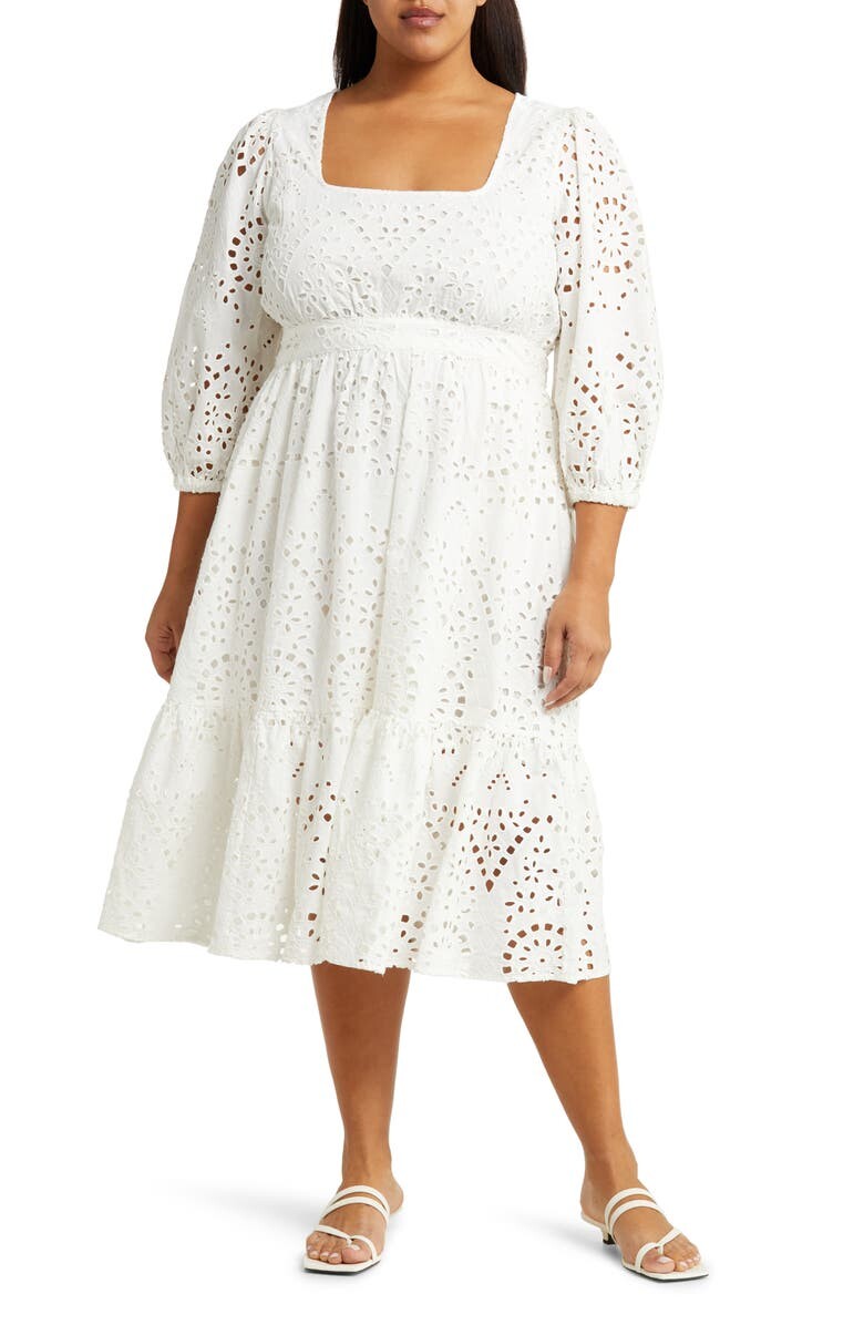 

Соответствующее многоуровневое платье Family Moments Broderie Anglaise NORDSTROM