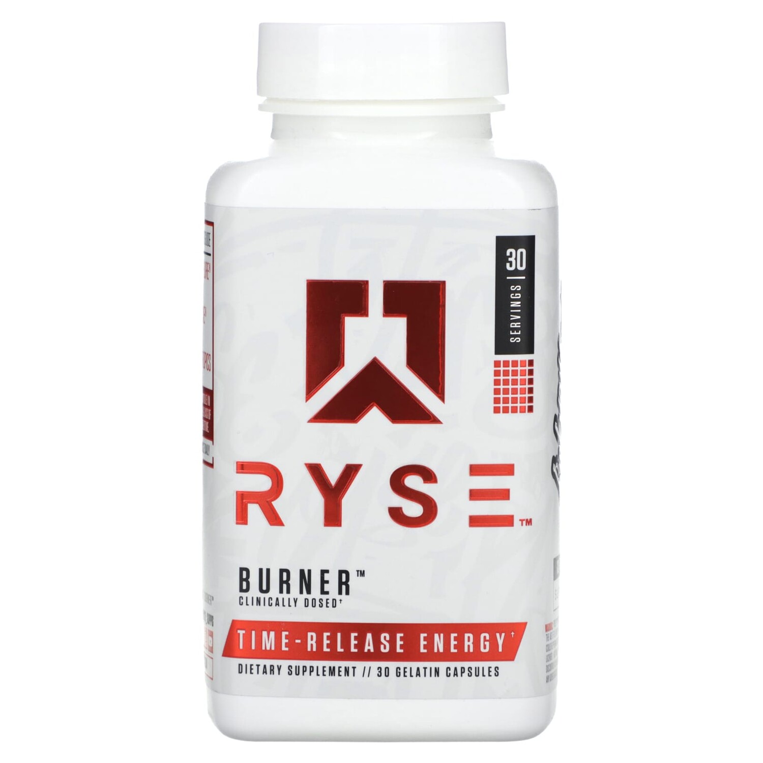 

Burner, 30 желатиновых капсул, Ryse Supps
