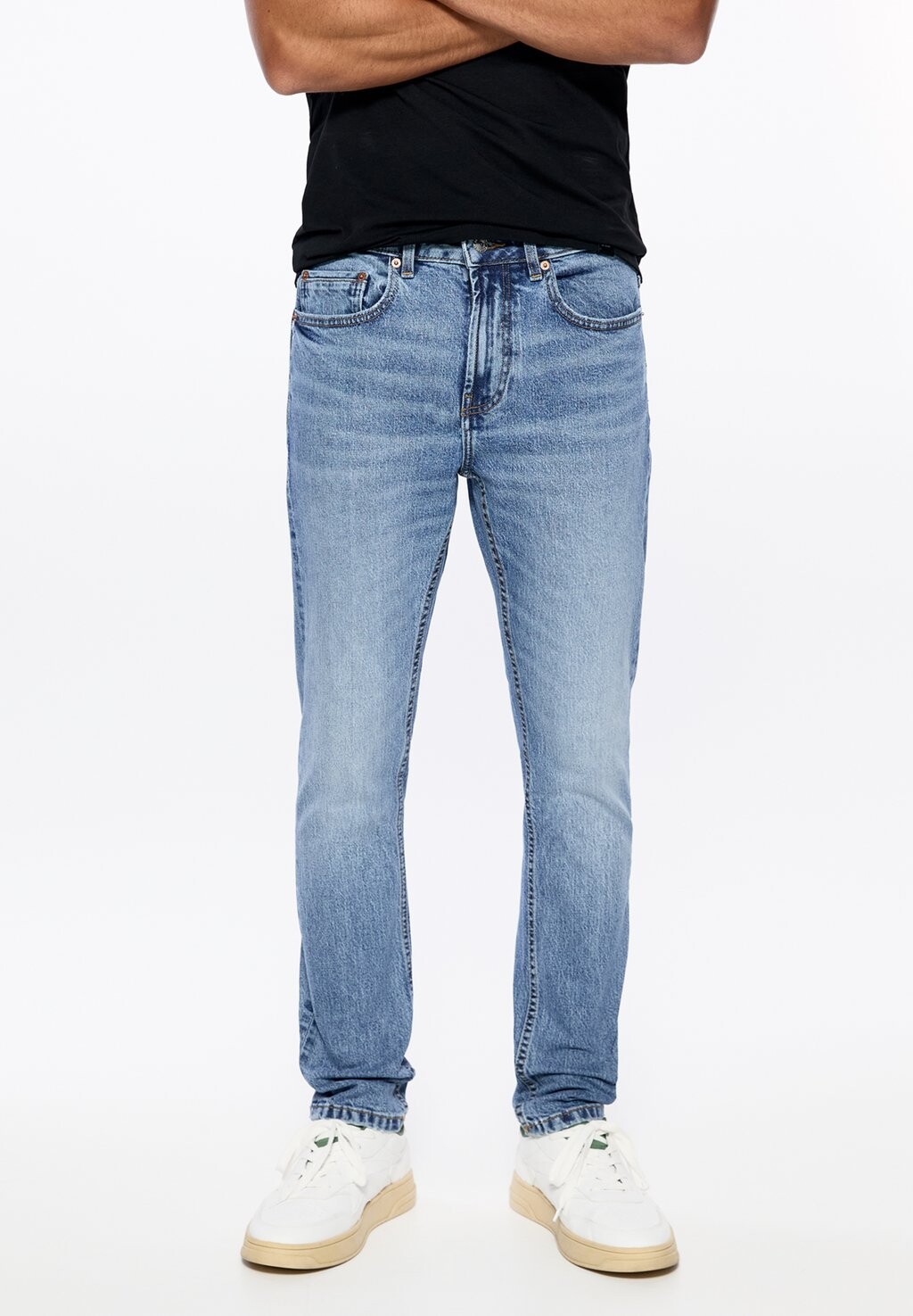 

Прямые джинсы PULL&BEAR, синий